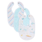 Abracadabra Muslin Bibs Set of 3 29 × 20 cm D for Dino Multicolour