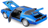 Maisto 1978 Pontiac Firebird Trans Am Diecast Model 1:18 Scale Blue