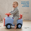 Mee Mee Zippy Tots Kids Foot-to-Floor Ride-On Car with Music & Lights – Blue