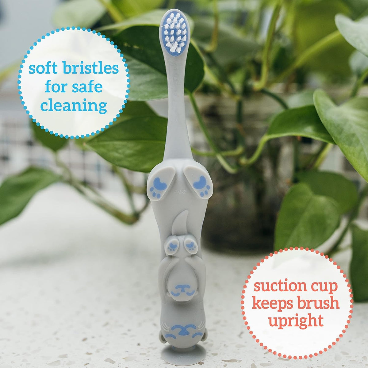 Dr. Brown’s Otter Toddler Toothbrush 1 Pack Grey