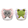 Dr Browns Pink & Gray Prevent Printed Shield Soother (Stage 1)Pack of 2