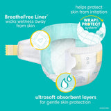 Pampers Swaddlers Disposable Baby Diapers, Size 1 (32 Count) 4-6 Kgs