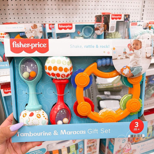 Fisher-Price Tambourine & Maracas Gift Set