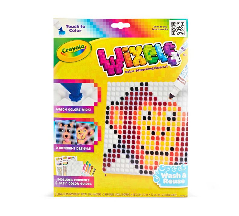 Crayola Wixels Animals Activity Kit, Pixel Art Coloring Set