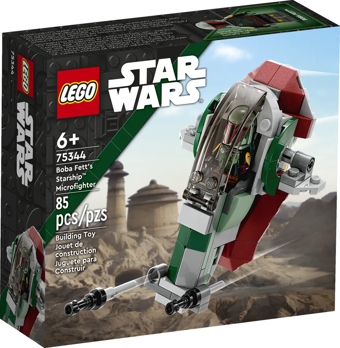 Lego Star Wars 75344 Boba Fett'S Starshipª Microfighter 6+