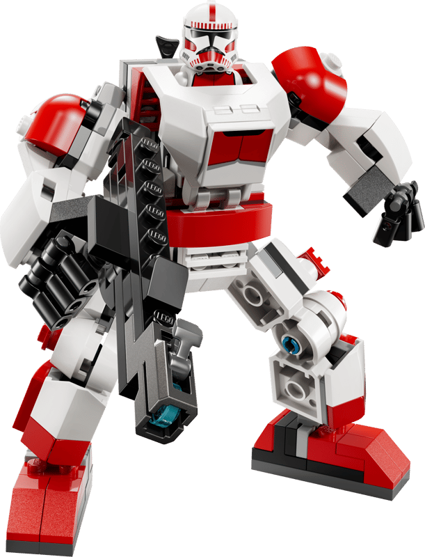 LEGO Star Wars Clone Shock Trooper Mech 151 Pieces Red & White