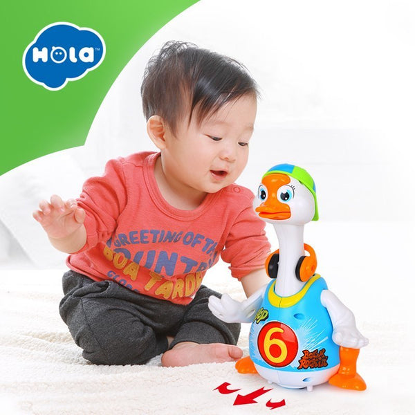 Hola Swing Goose Interactive Musical Dancing Toy 15 x 13 x 22 cm Red