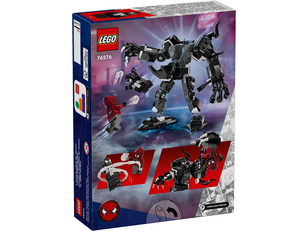 Lego Marvel 76276 Venom Mech Armor Vs. Miles Morales 6+