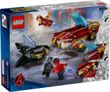 LEGO Marvel Iron Man Car & Black Panther vs. Red Hulk 295 Pieces Multicolour