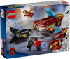 Lego Marvel Iron Man Car & Black Panther vs Red Hulk 7+ 295Pcs 76310