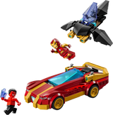 LEGO Marvel Iron Man Car & Black Panther vs. Red Hulk 295 Pieces Multicolour