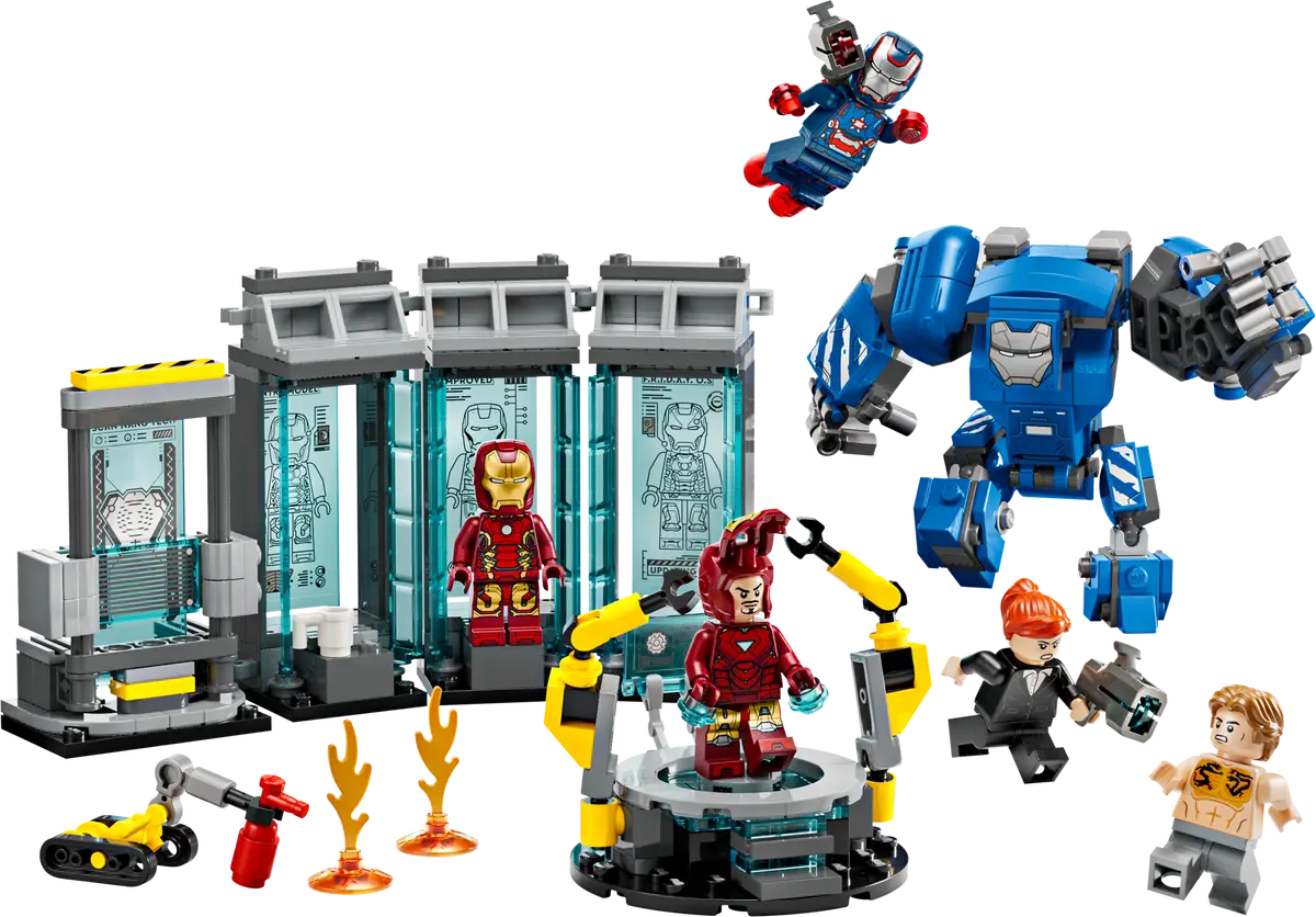 LEGO Marvel Iron Man’s Laboratory: Hall of Armor 384 Pieces Multicolour