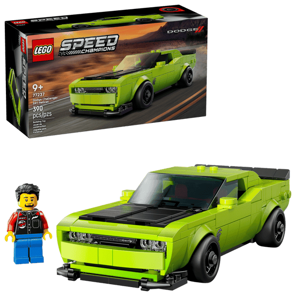LEGO Speed ChampionsDodge Challenger SRT Hellcat Sports Car 9+ 77237