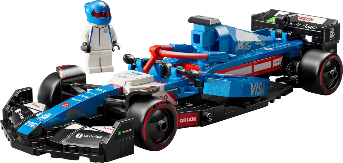 LEGO Speed Champions Visa Cash App RB VCARB 01 F1 Race Car 248 Pieces Multicolour