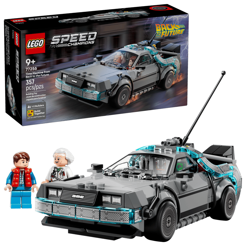 LEGO Speed Champions Time Machine from Back to the Future 9+ 77256