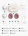 Momcozy Mobile Style™ M6 Double Hands-Free Slim Breast Pump 24mm Pink