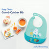 Hopop Easy Clean Crumb Food Catcher Silicone Bib - Assorted Print