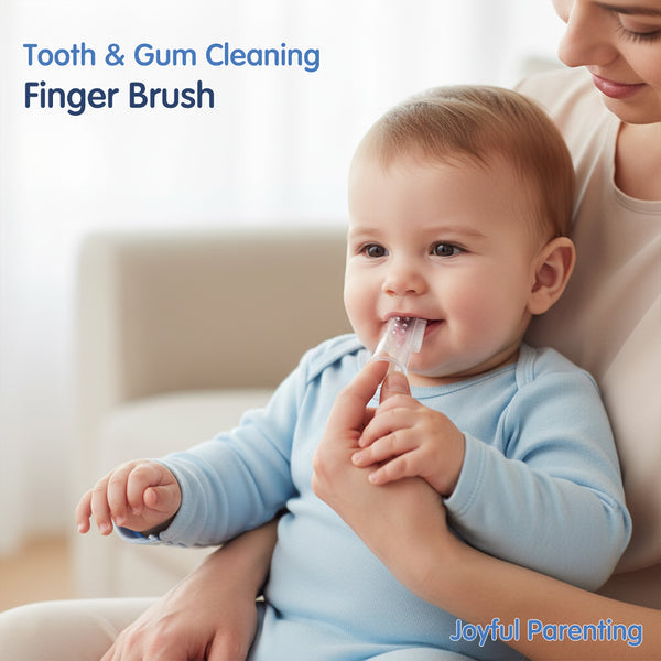 Hopop Silicone Baby Finger Toothbrush with Case Pack of 2