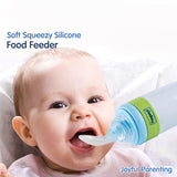Hopop Soft Squeezy Silicone Spoon Food Feeder 90 ml Blue