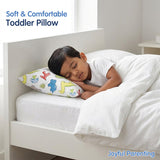 Hopop Soft & Breathable Premium Cotton Toddler Pillow with Pillowcase One Size – Assorted Print