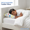 Hopop Soft & Breathable Premium Cotton Toddler Pillow with Pillowcase One Size – Assorted Print