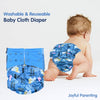 Hopop Washable and Reusable Cloth Diaper for Babies - Assorted Print