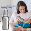 Hopop Baby Steel Feeding Bottle 240ML