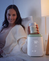 Momcozy 6-in-1 Fast Baby Bottle Warmer 2–11oz – White Green