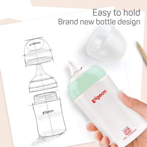 Pigeon Nursing PP Bottle plus type with Softlatch Nipple 240ml