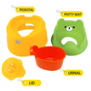 R For Rabbit Potty Seat Tiny Tots Green Yellow