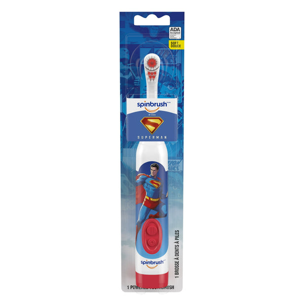 Spinbrush Battery Operated Super Man Toothbrush