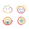 Hola Rainbow Chameleon Pull Along & Stacking Toy 28 x 13 x 14 cm Multicolor