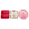 Youp Stainless Steel Pink Color Kids Bento Lunch Box