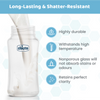 Chicco Well-Being Glass Feeding Bottle 240ml Medium Flow - Blue 2M+