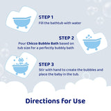 Chicco Bubble Bath with Peach Extracts 300ML 0M+