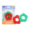 Chicco Teether Supersoft Star 2Pc Red + Green 2M+
