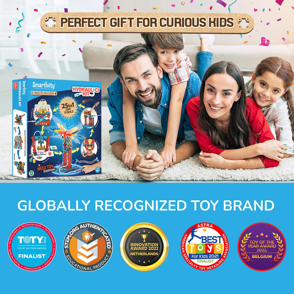 Smartivity 25 in 1 Multi-Builds Hydraulic Kit 6-14Y