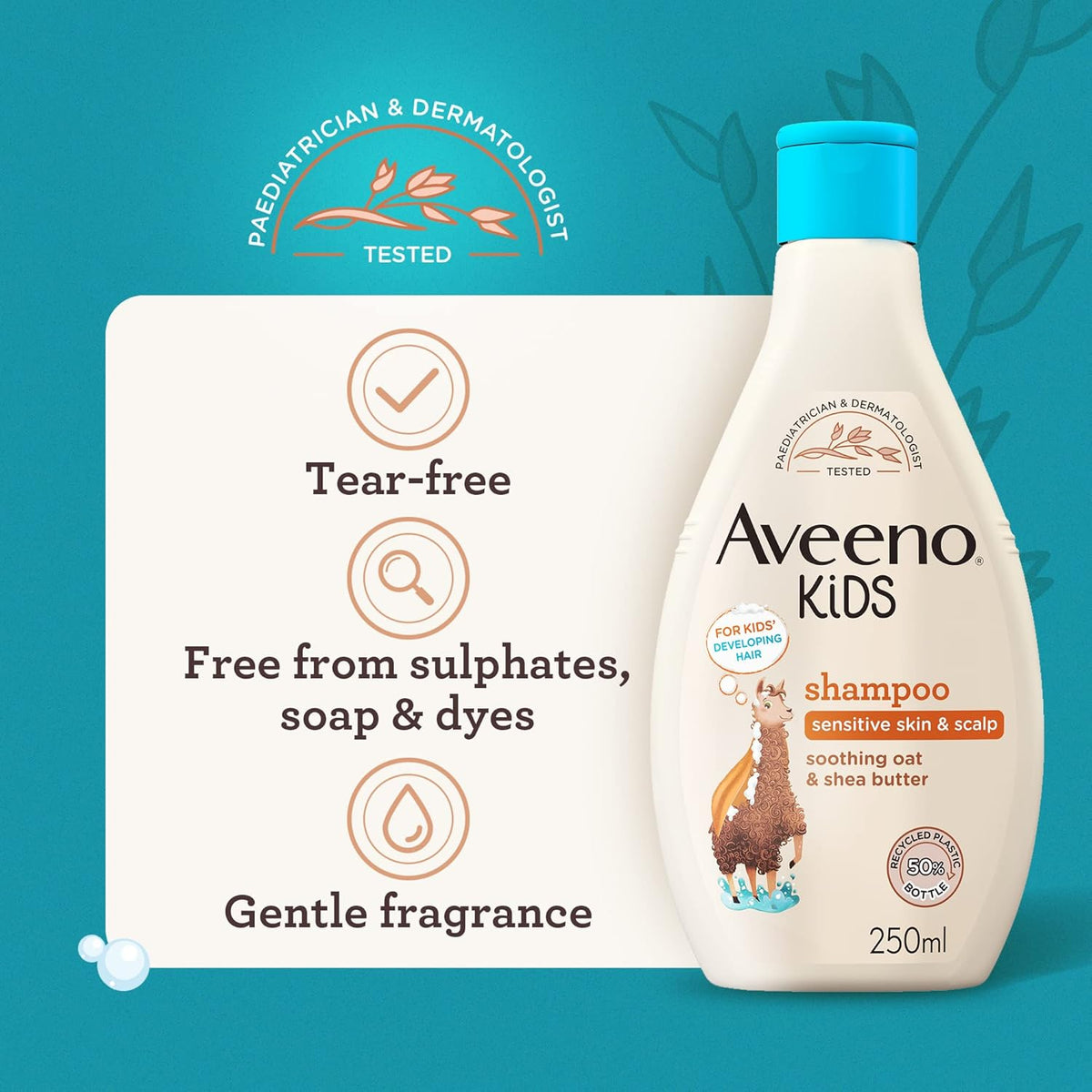 Aveeno Baby Kids Shampoo With Soothing Oat & Shea Butter 250ML