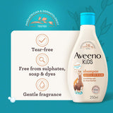 Aveeno Baby Kids Shampoo With Soothing Oat & Shea Butter 250ML