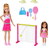 Barbie Stacie & Chelsea Tennis Playset with 2 Dolls & Accessories Multicolour