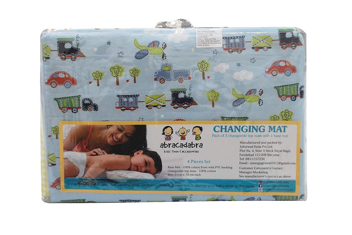 Abracadabra Changing Mat Set Large – Transport | Set of 4