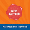 Elemers Glitter Glue 180 Ml Red