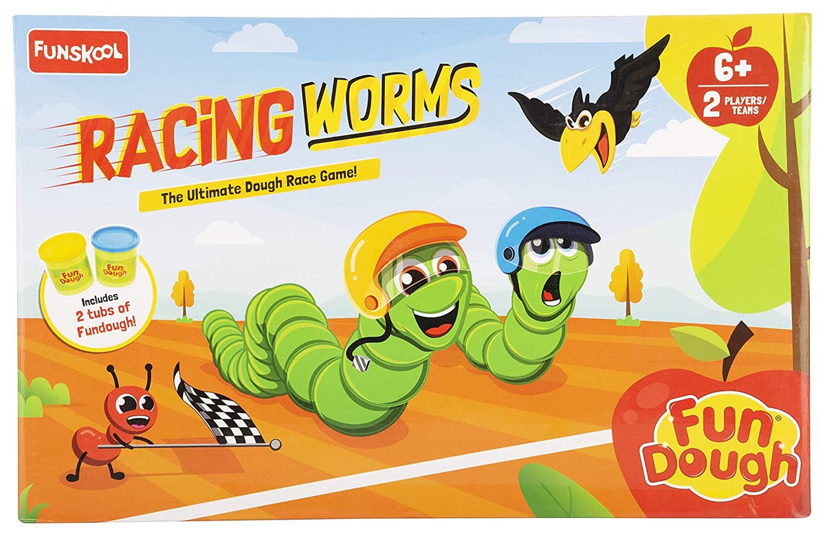 FunDough Clay Racing Worms