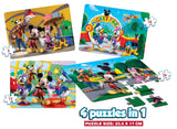 Puzzle Frank Disney Mickey Mouse Clubhouse 4 Puzzles in 1 3Y+ – Multicolour