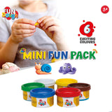 Dough Set Funskool Fundough Mini Fun Pack 6 Tubs – Multicolour