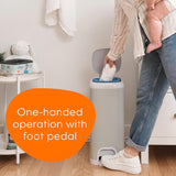 Diaper Genie Select Diaper Pail One Size Stone Grey