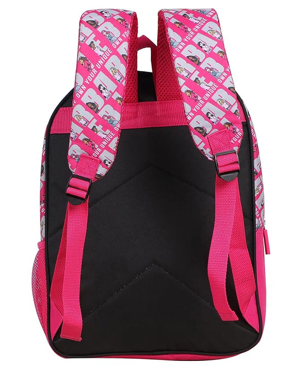 Striders School Bag for Kids Barbie 14" - Asorted Print