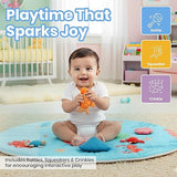 Nuluv Mermaid’s Cove Playgym for Babies, Soft Baby Play With Hanging Toy