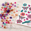 WinMagic Make It Real Metal Bedazzled Create 3 Unique Charm Bracelets