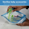 Dr. Brown's Microwave Steam Sterilizer 5 Reusable Begs 30 Uses Per Beg